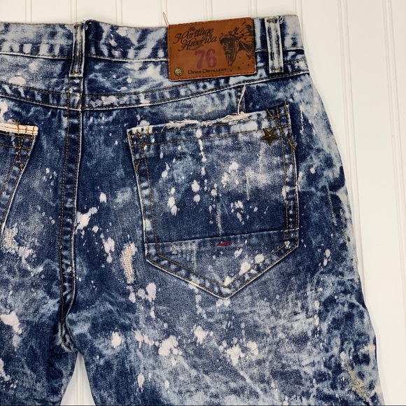 SOLD The Heritage By America Jeans Shorts 38 - Picture 9 of 14